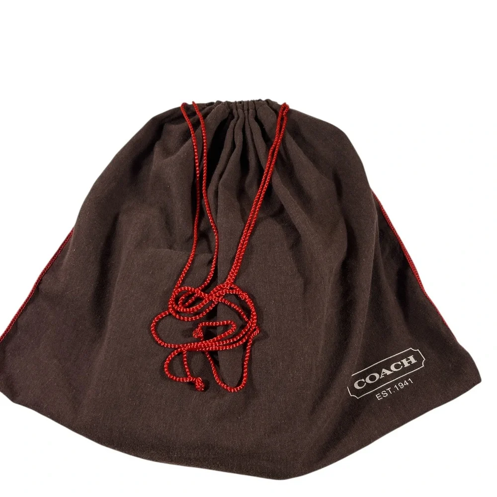 Coach Signature Heritage Stripe North South Swingpack‎ Crossbody w/ Dust Bag